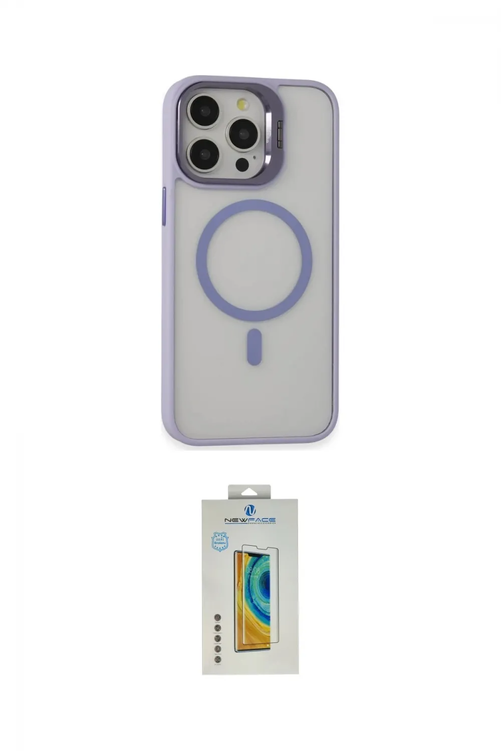 ieg™ iPhone 15 Pro Kılıf Ahenk Klasik Özel Seri - Siyah Polymer Nano Ekran Koruyucu