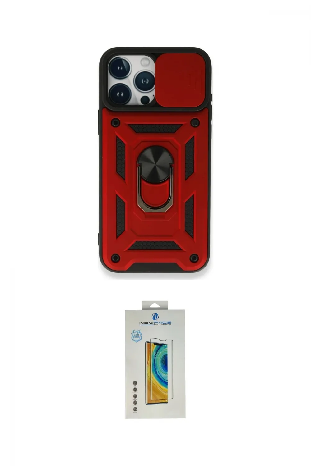 ieg™ iPhone 15 Pro Kılıf Ahenk Klasik - Siyah Polymer Nano Ekran Koruyucu