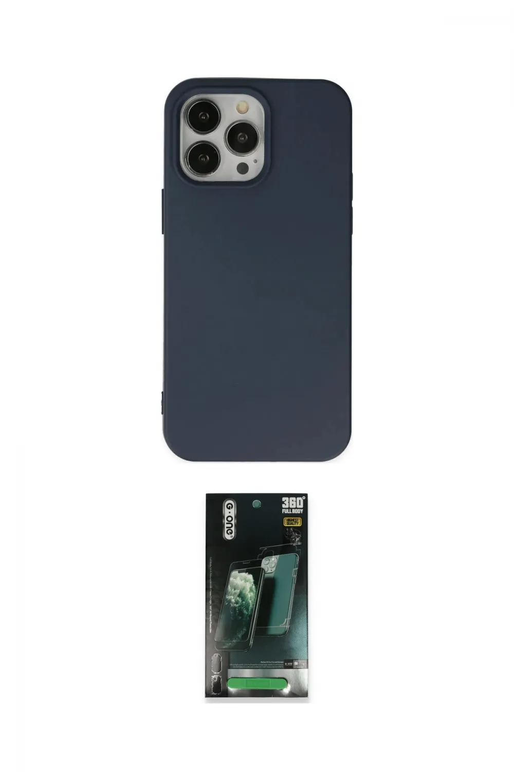 ieg™ iPhone 15 Pro Kılıf Ahenk Serisi - Şeffaf 360 Full Body Arka Koruyucu