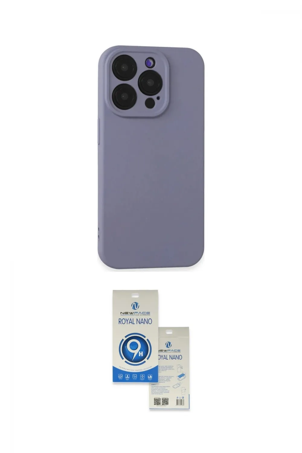 ieg™ iPhone 15 Pro Kılıf Ahenk Serisi - Şeffaf Royal Nano Ekran Koruyucu
