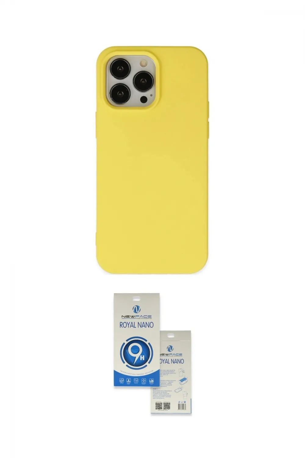 ieg™ iPhone 15 Pro Kılıf Ahenk Serisi - Şeffaf Royal Nano Ekran Koruyucu