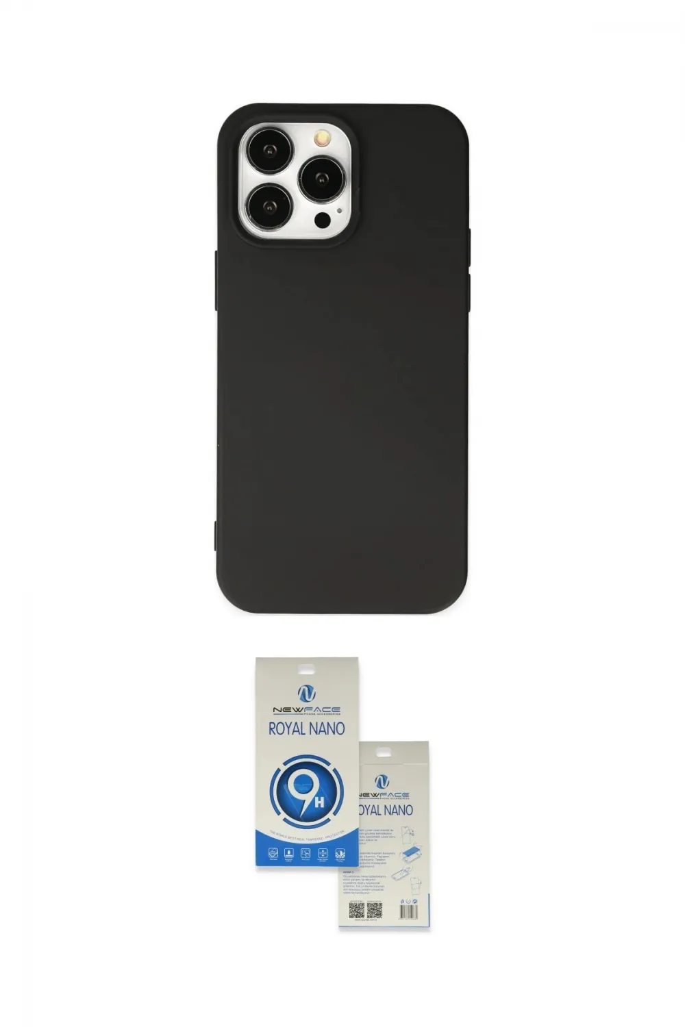 ieg™ iPhone 15 Pro Kılıf Ahenk Serisi - Şeffaf Royal Nano Ekran Koruyucu