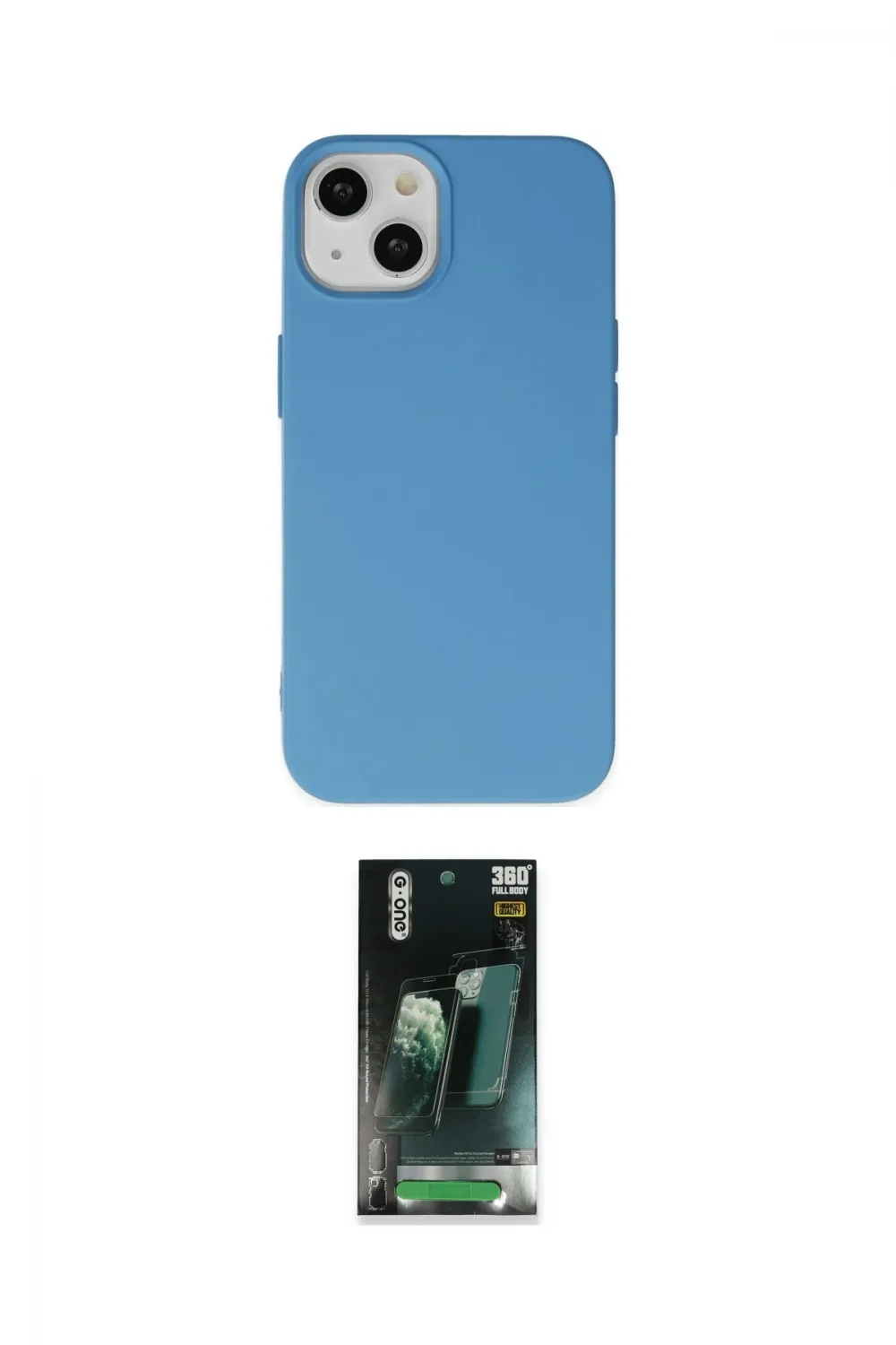 ieg™ iPhone 15 Pro Kılıf Ahenk Serisi - Siyah 360 Mat Full Body Arka Koruyucu