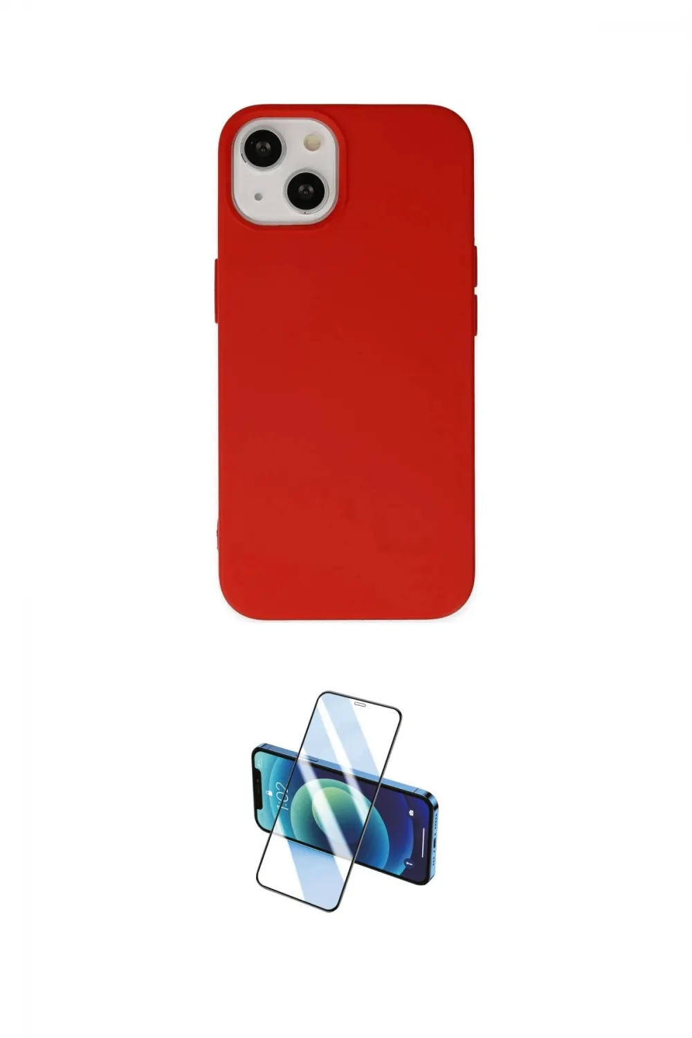 ieg™ iPhone 15 Pro Kılıf Ahenk Serisi - Siyah 3D Antistatik Cam Ekran Koruyucu