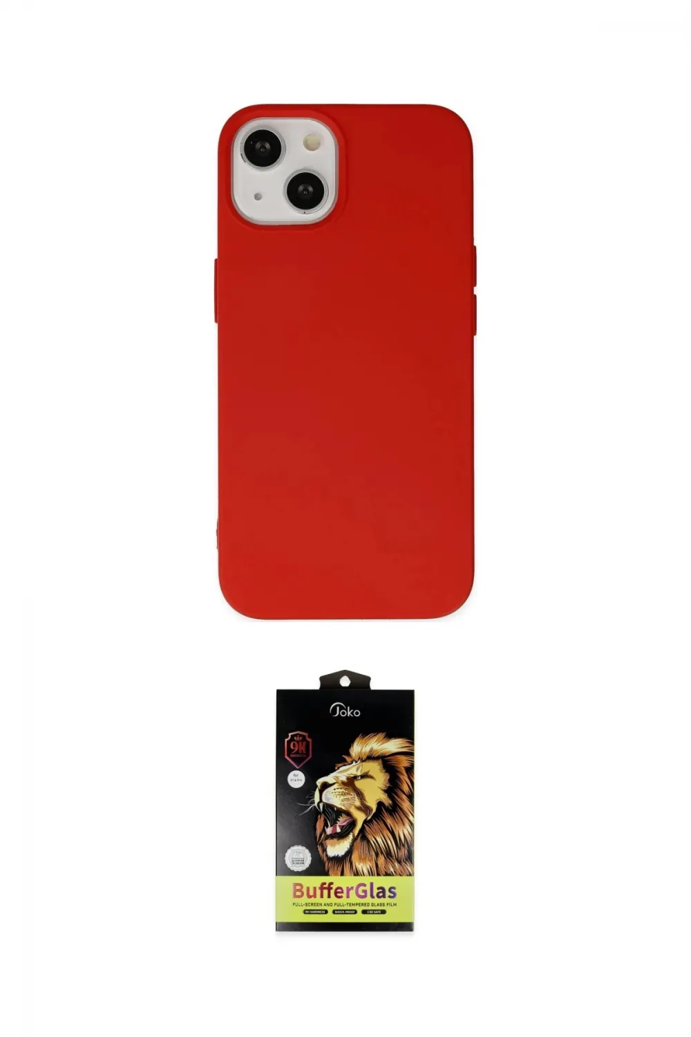 ieg™ iPhone 15 Pro Kılıf Ahenk Serisi - Siyah Buffer Cam Ekran Koruyucu
