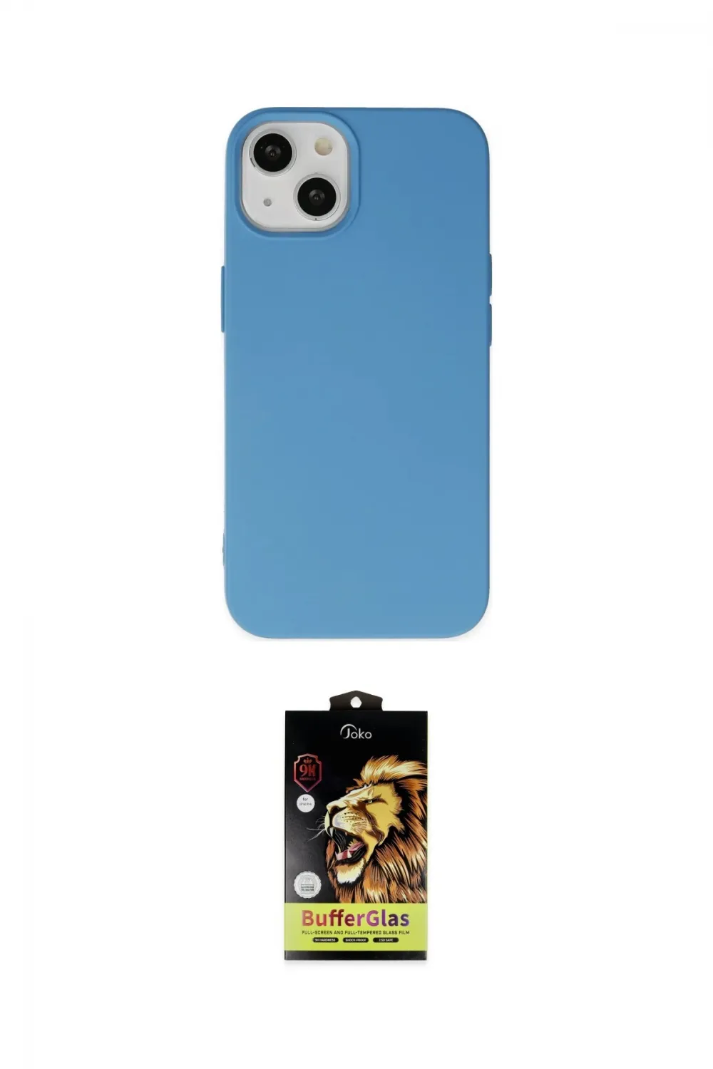 ieg™ iPhone 15 Pro Kılıf Ahenk Serisi - Siyah Buffer Cam Ekran Koruyucu