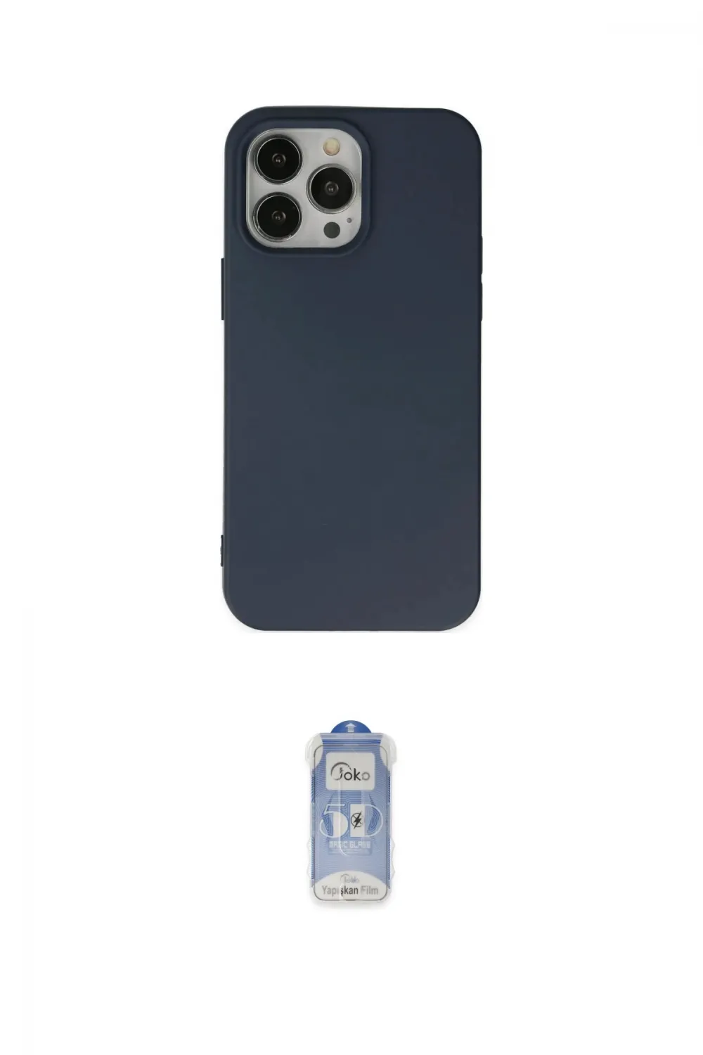 ieg™ iPhone 15 Pro Kılıf Ahenk Serisi - Siyah Joko Magic 5D Cam