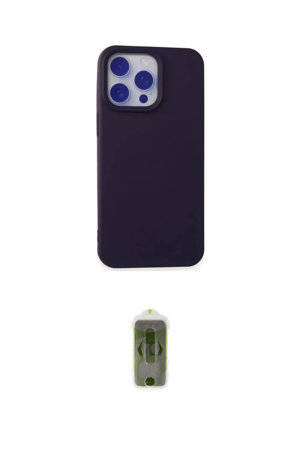 ieg™ iPhone 15 Pro Kılıf Ahenk Serisi - Siyah Joko Magic 5D Hayalet Cam