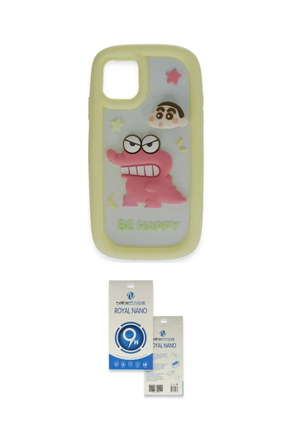 ieg™ iPhone 15 Pro Kılıf Akış Yansıma - Şeffaf Royal Nano Ekran Koruyucu