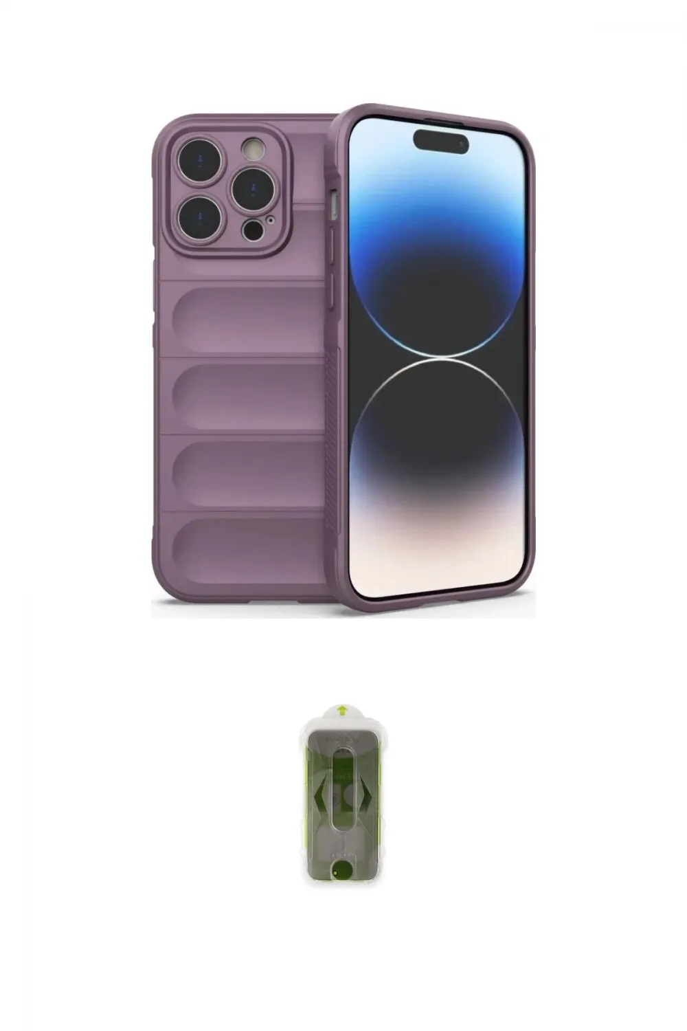 ieg™ iPhone 15 Pro Kılıf Atlas Koleksiyonu - Siyah Joko Magic 5D Hayalet Cam