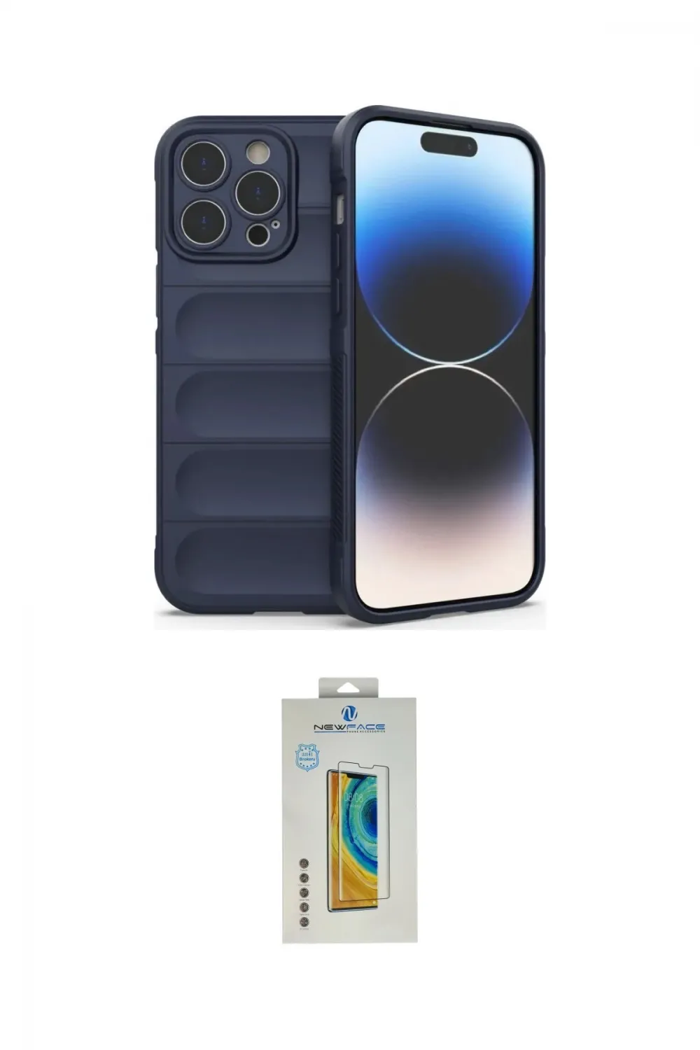 ieg™ iPhone 15 Pro Kılıf Atlas Koleksiyonu - Siyah Polymer Nano Ekran Koruyucu