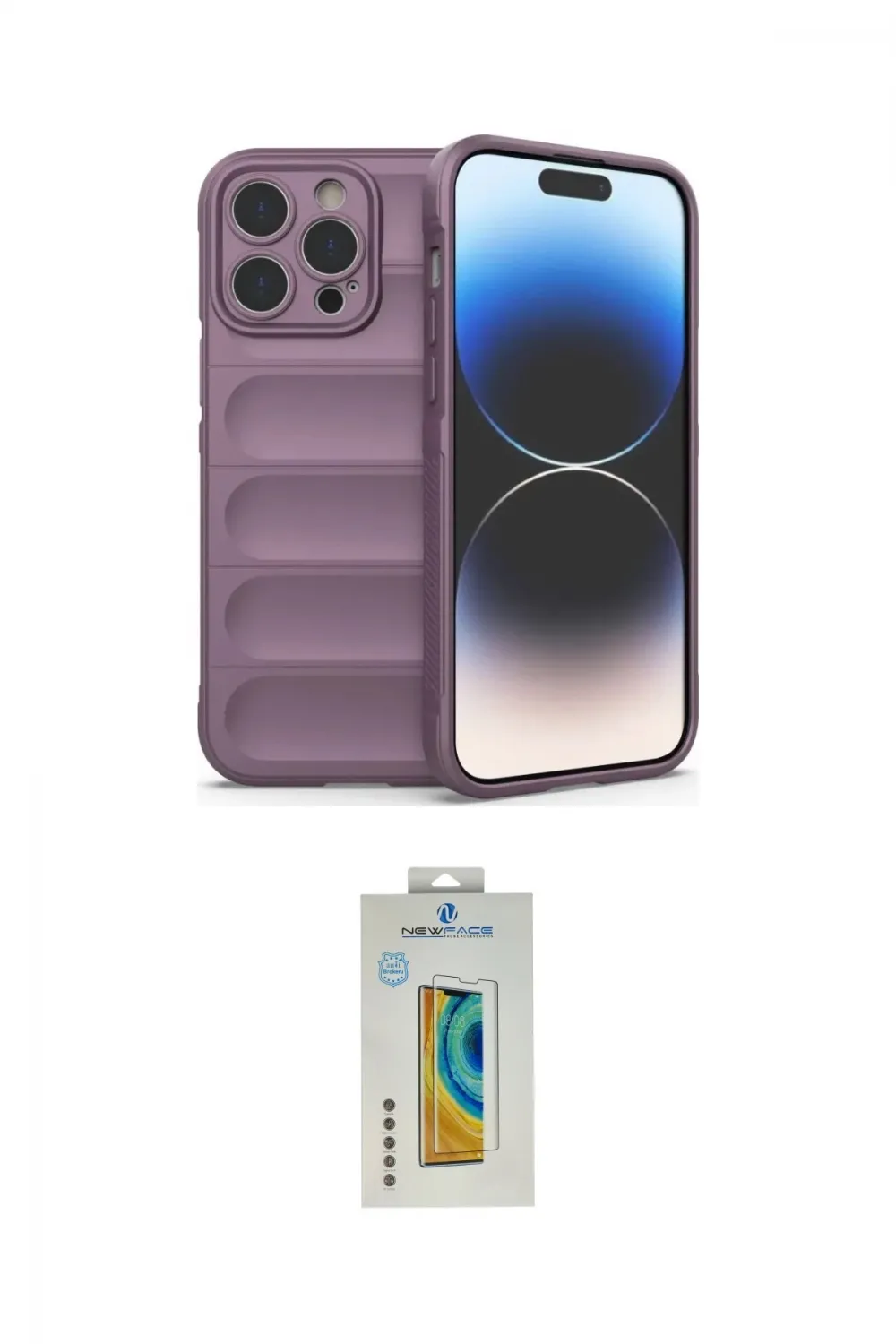 ieg™ iPhone 15 Pro Kılıf Atlas Koleksiyonu - Siyah Polymer Nano Ekran Koruyucu