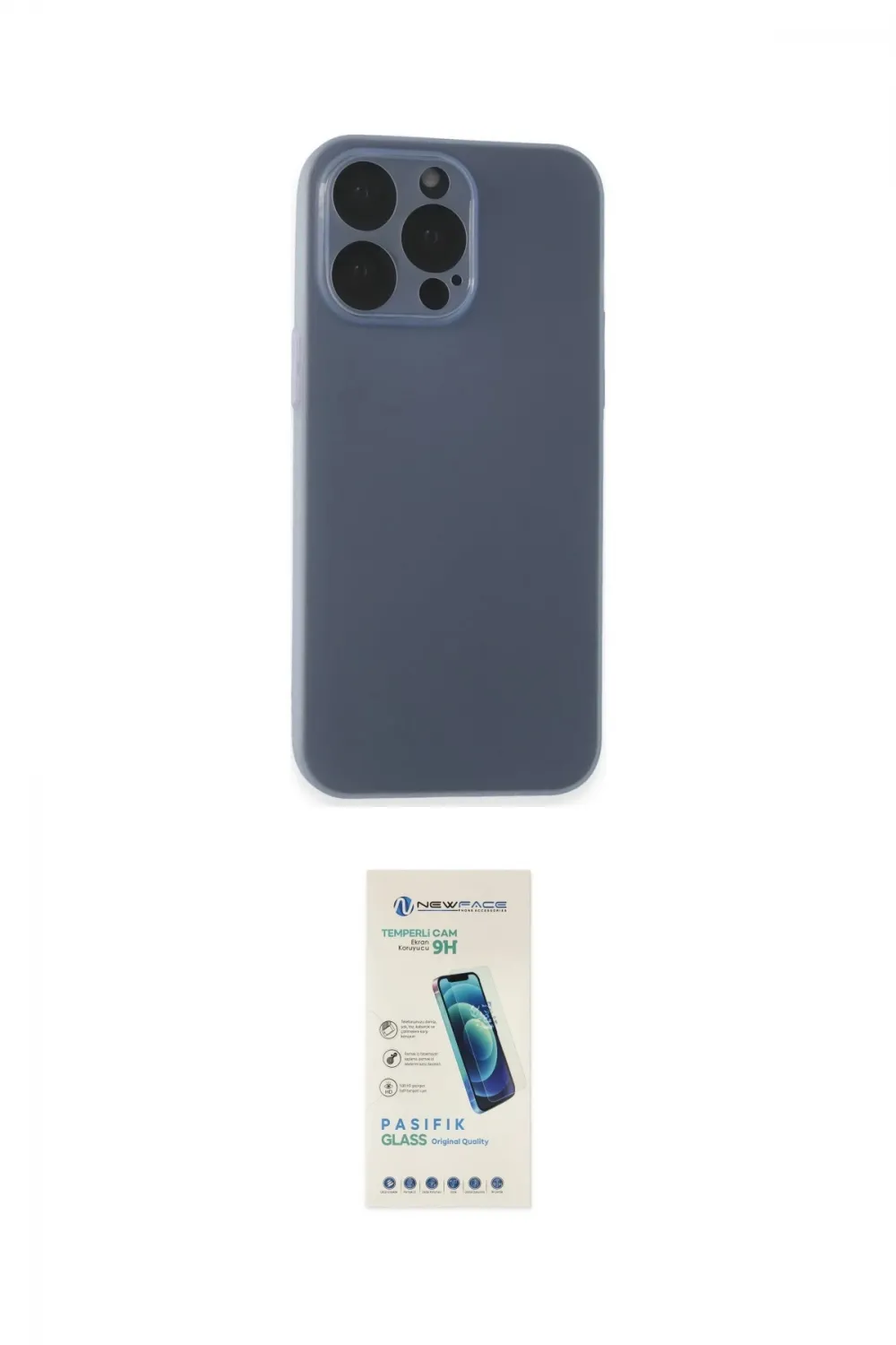 ieg™ iPhone 15 Pro Kılıf Atlas Minimal Prime - Şeffaf Pasifik Cam Ekran Koruyucu