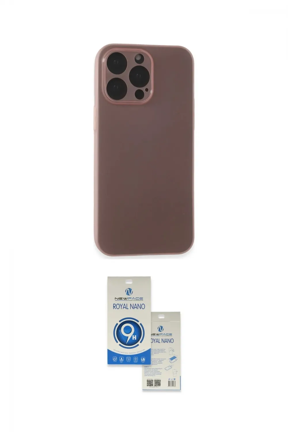 ieg™ iPhone 15 Pro Kılıf Atlas Minimal Prime - Şeffaf Royal Nano Ekran Koruyucu