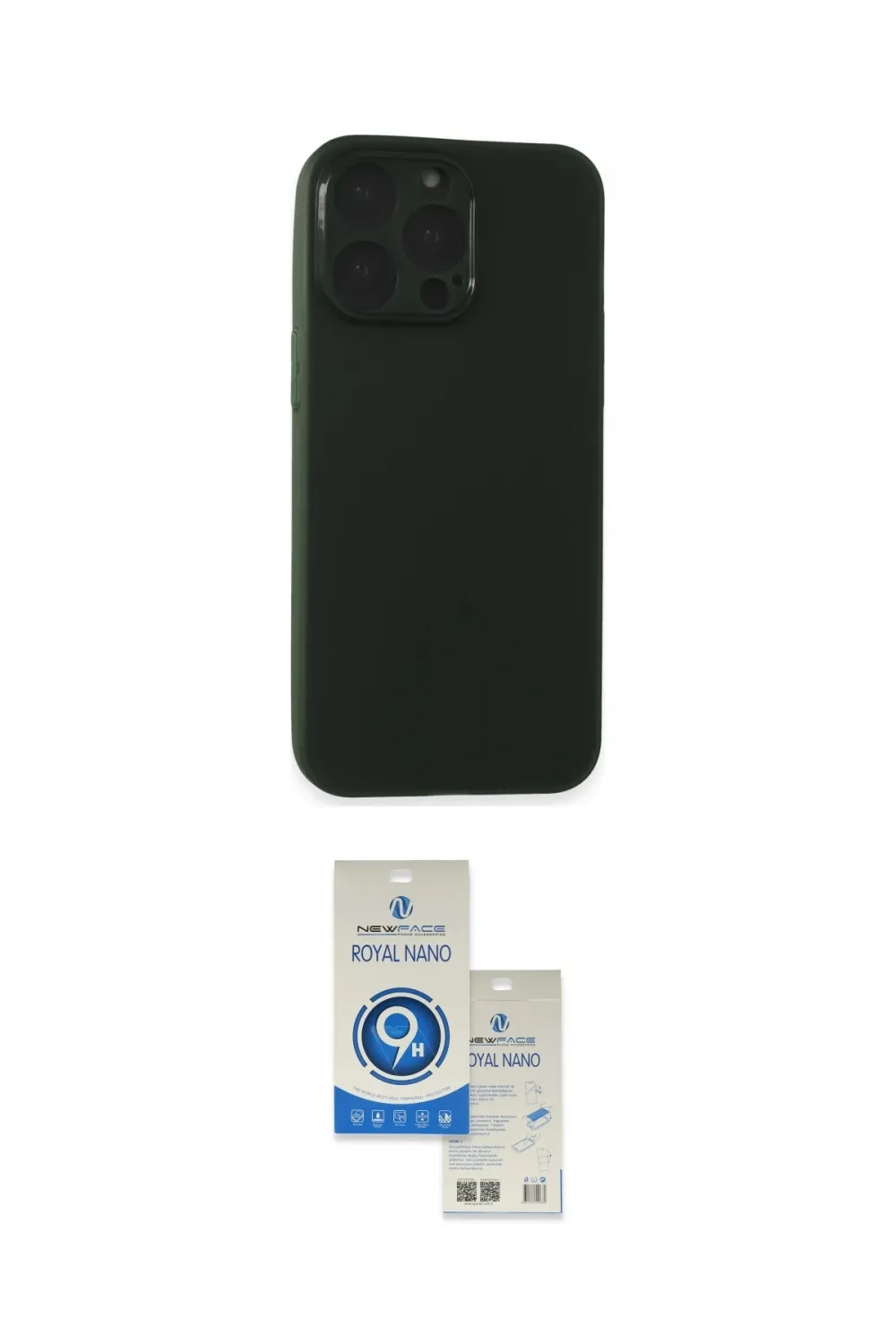 ieg™ iPhone 15 Pro Kılıf Atlas Minimal Prime - Şeffaf Royal Nano Ekran Koruyucu