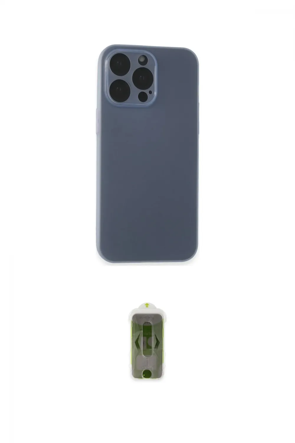 ieg™ iPhone 15 Pro Kılıf Atlas Minimal Prime - Siyah Joko Magic 5D Hayalet Cam