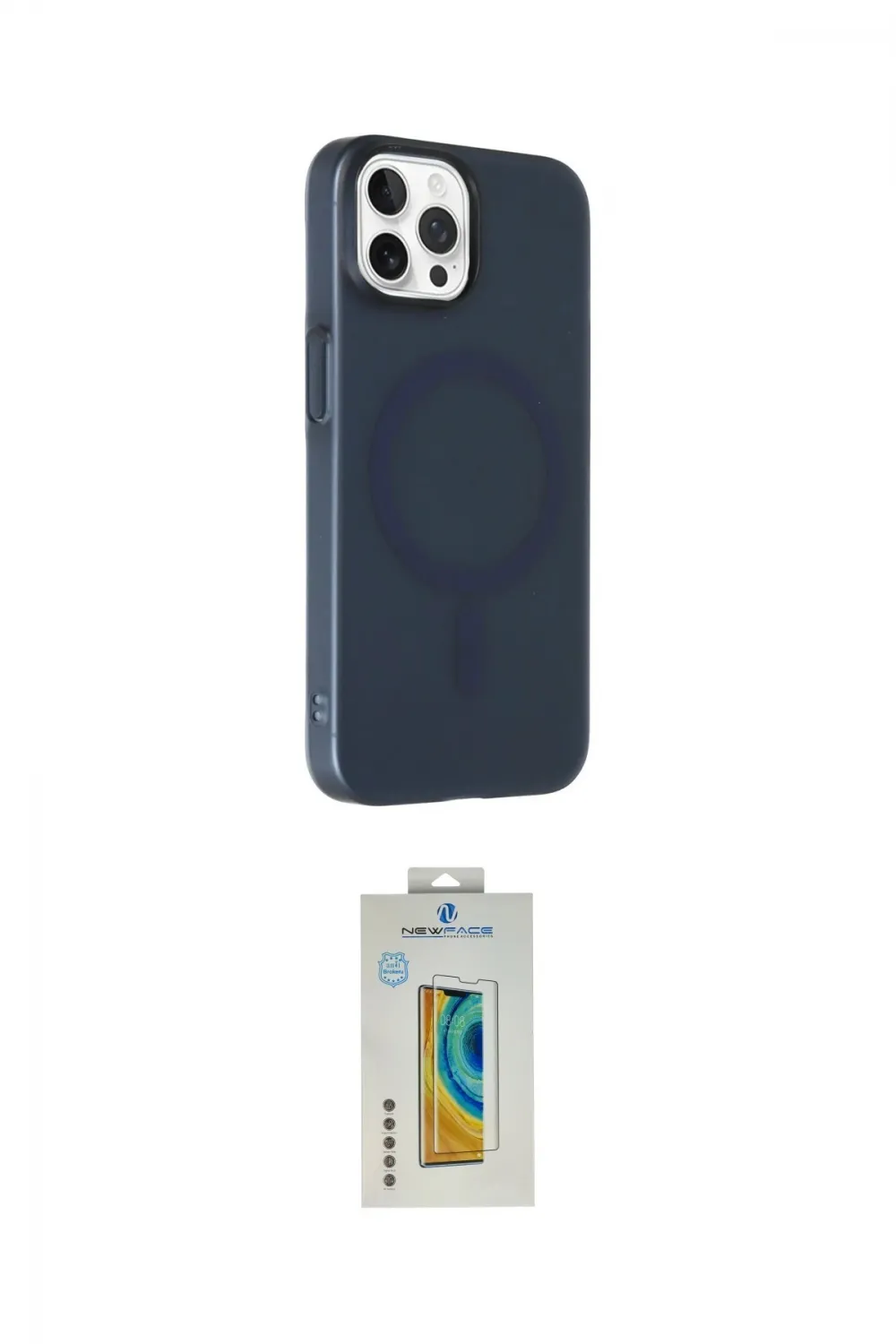 ieg™ iPhone 15 Pro Kılıf Çekirdek Modern Prime - Siyah Polymer Nano Ekran Koruyucu
