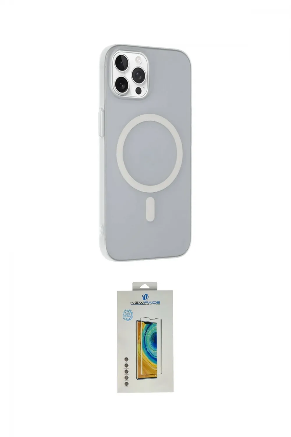 ieg™ iPhone 15 Pro Kılıf Çekirdek Modern Prime - Siyah Polymer Nano Ekran Koruyucu