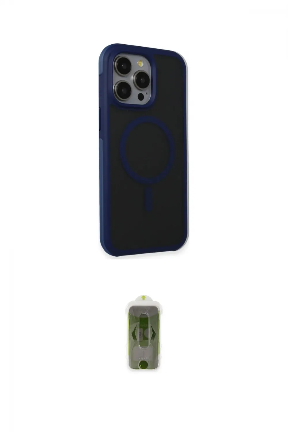 ieg™ iPhone 15 Pro Kılıf Çekirdek Yansıma Prime - Siyah Joko Magic 5D Hayalet Cam