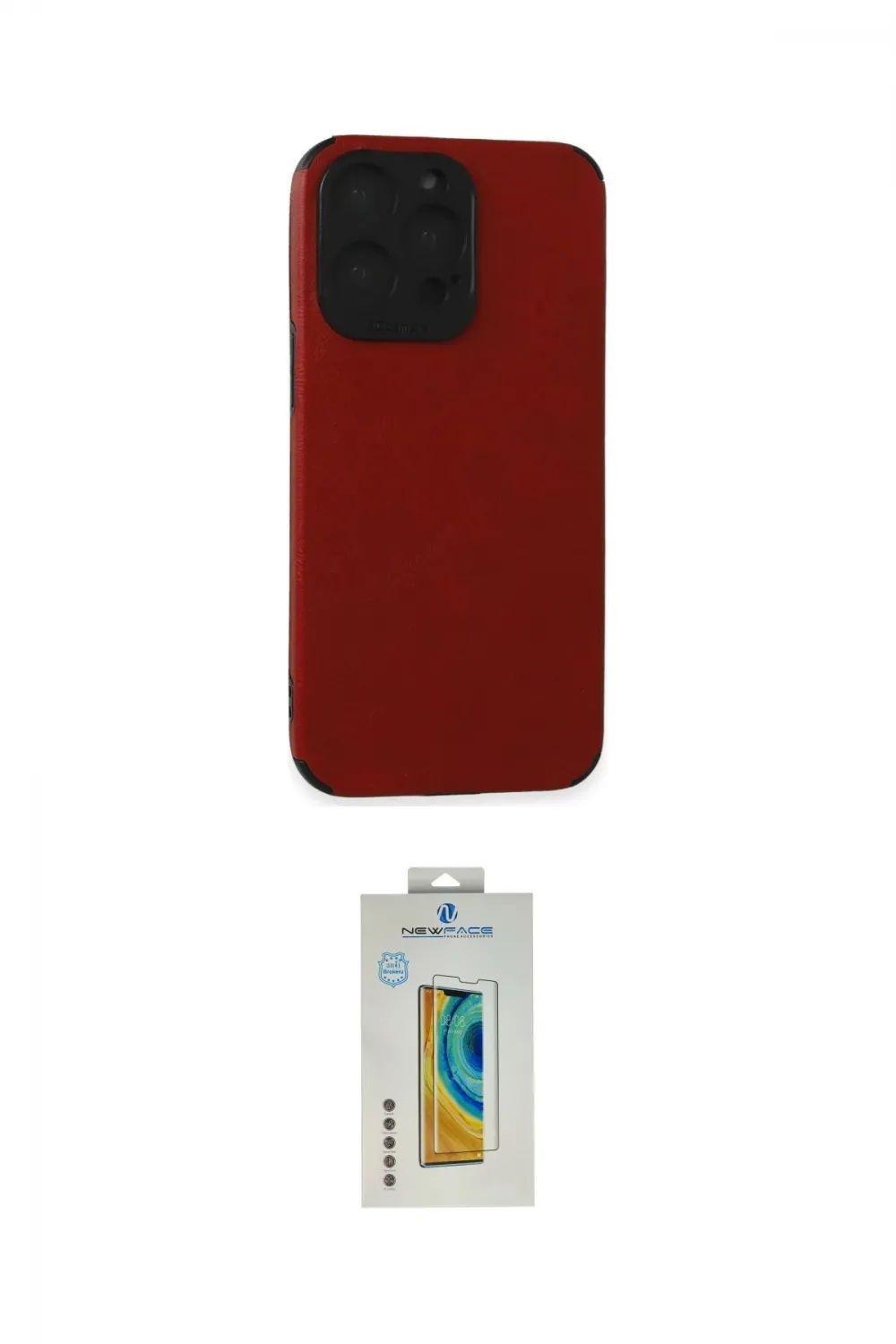 ieg™ iPhone 15 Pro Kılıf Doruk Asil Koleksiyonu - Siyah Polymer Nano Ekran Koruyucu