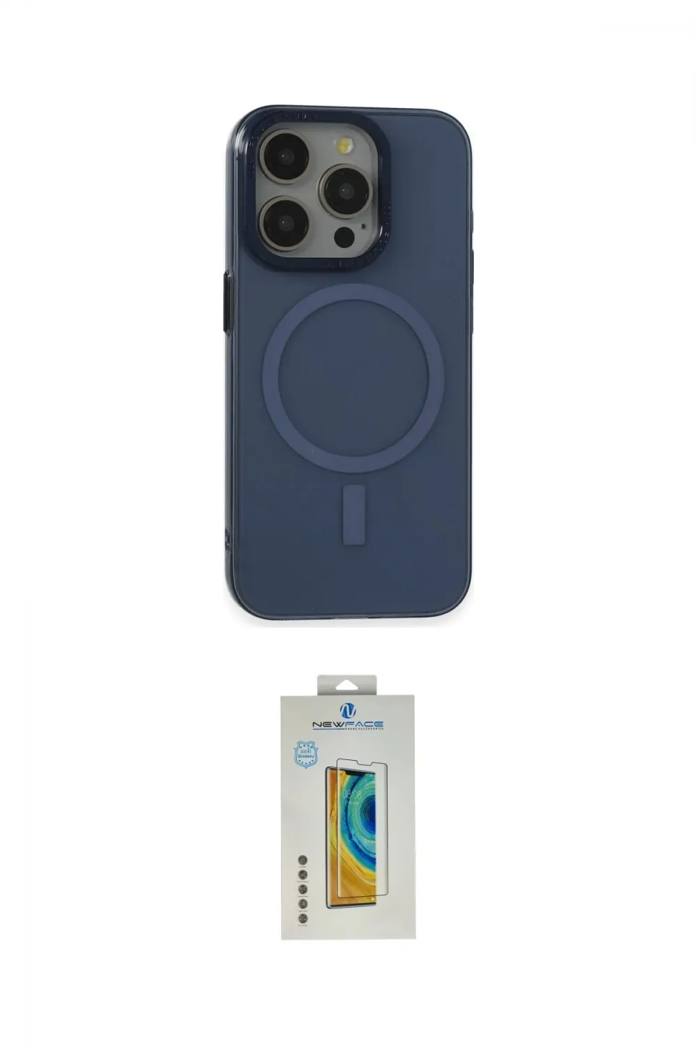 ieg™ iPhone 15 Pro Kılıf Eksen Işık Prime - Siyah Polymer Nano Ekran Koruyucu
