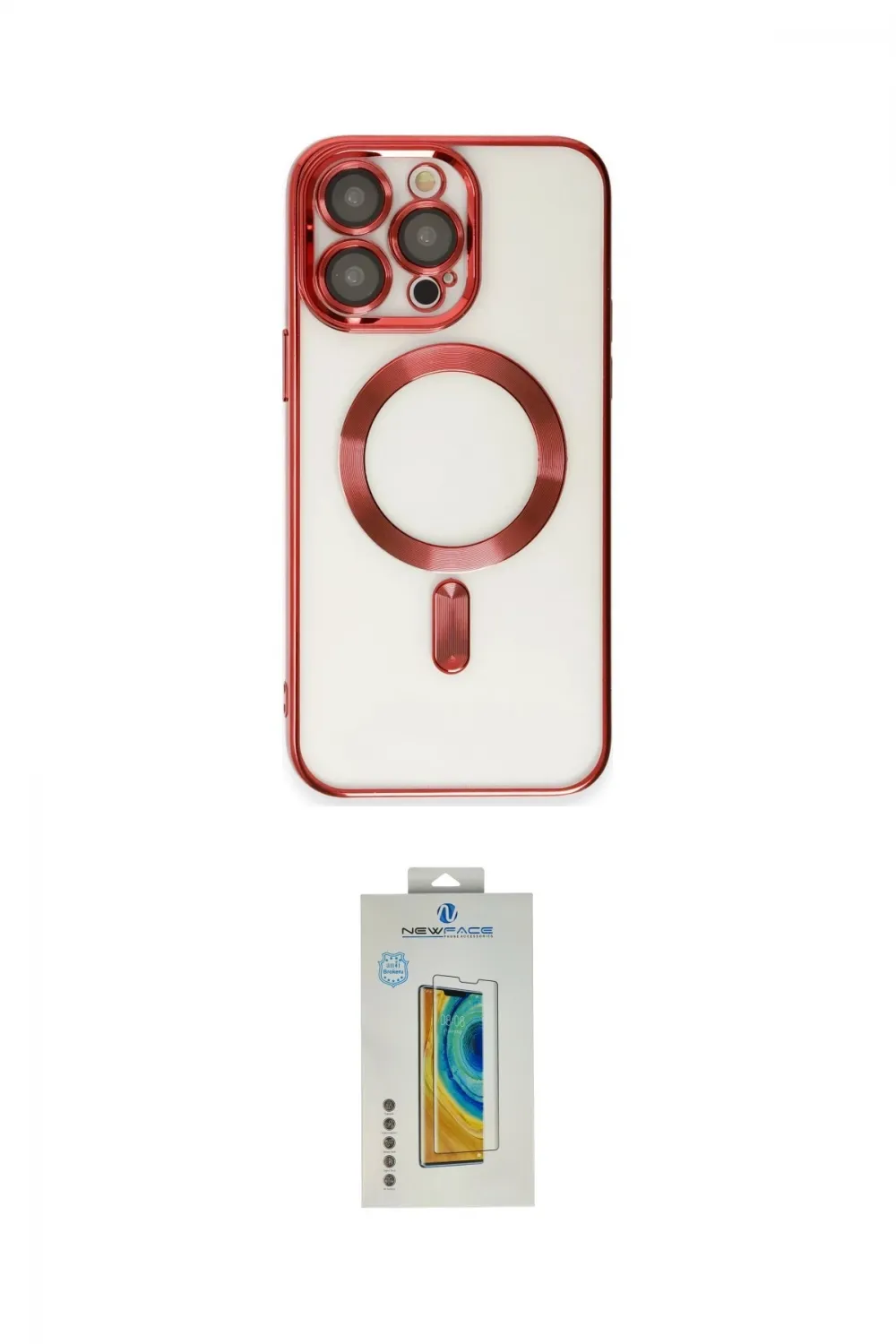 ieg™ iPhone 15 Pro Kılıf Nova Işık Özel Seri - Siyah Polymer Nano Ekran Koruyucu