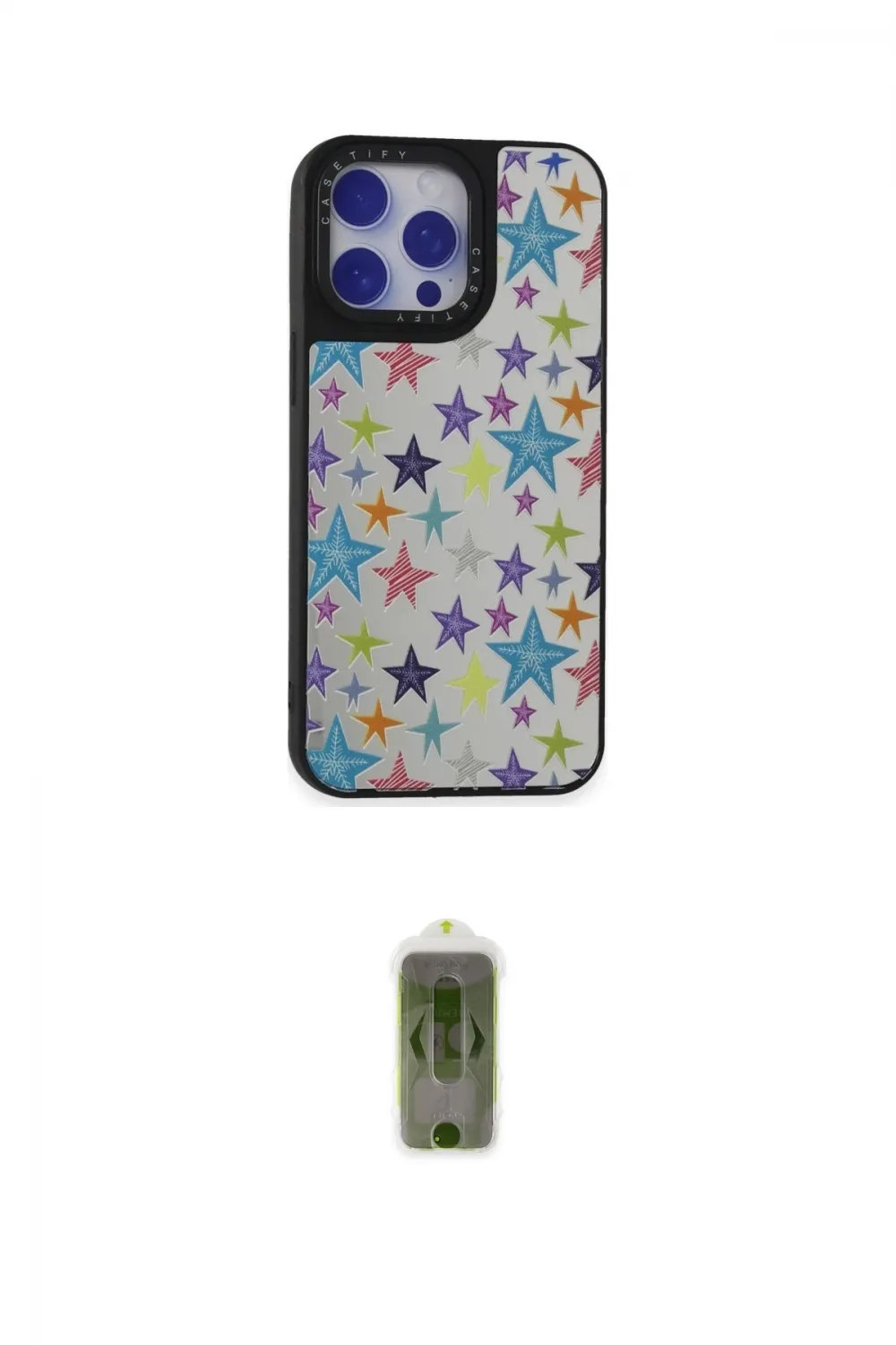 ieg™ iPhone 15 Pro Kılıf Odak Klasik Serisi - Siyah Joko Magic 5D Hayalet Cam
