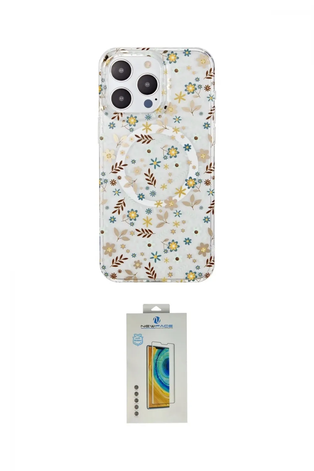 ieg™ iPhone 15 Pro Kılıf Pusula Form - Siyah Polymer Nano Ekran Koruyucu
