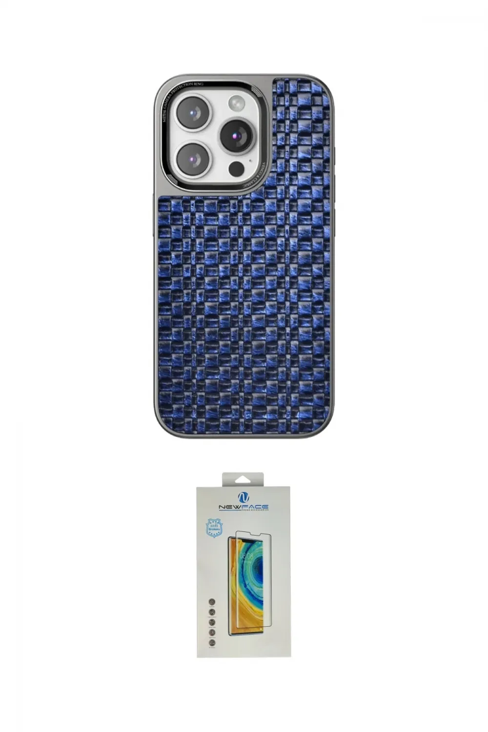 ieg™ iPhone 15 Pro Kılıf Siluet Form Serisi - Siyah Polymer Nano Ekran Koruyucu