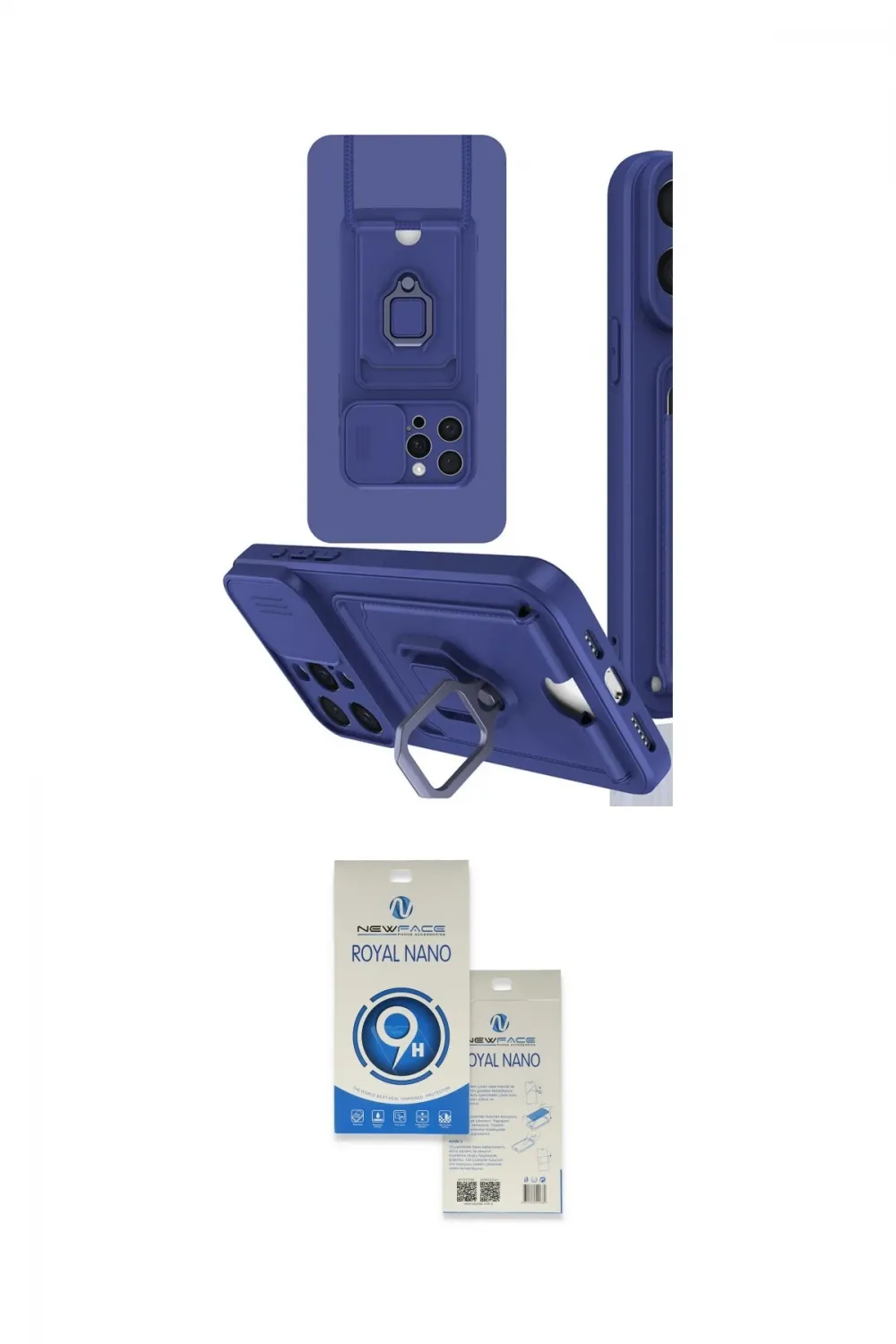 ieg™ iPhone 15 Pro Kılıf Vadi Form Prime - Şeffaf Royal Nano Ekran Koruyucu