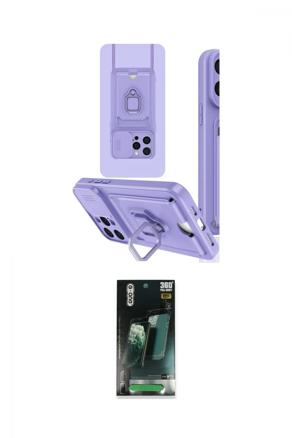 ieg™ iPhone 15 Pro Kılıf Vadi Form Prime - Siyah 360 Mat Full Body Arka Koruyucu