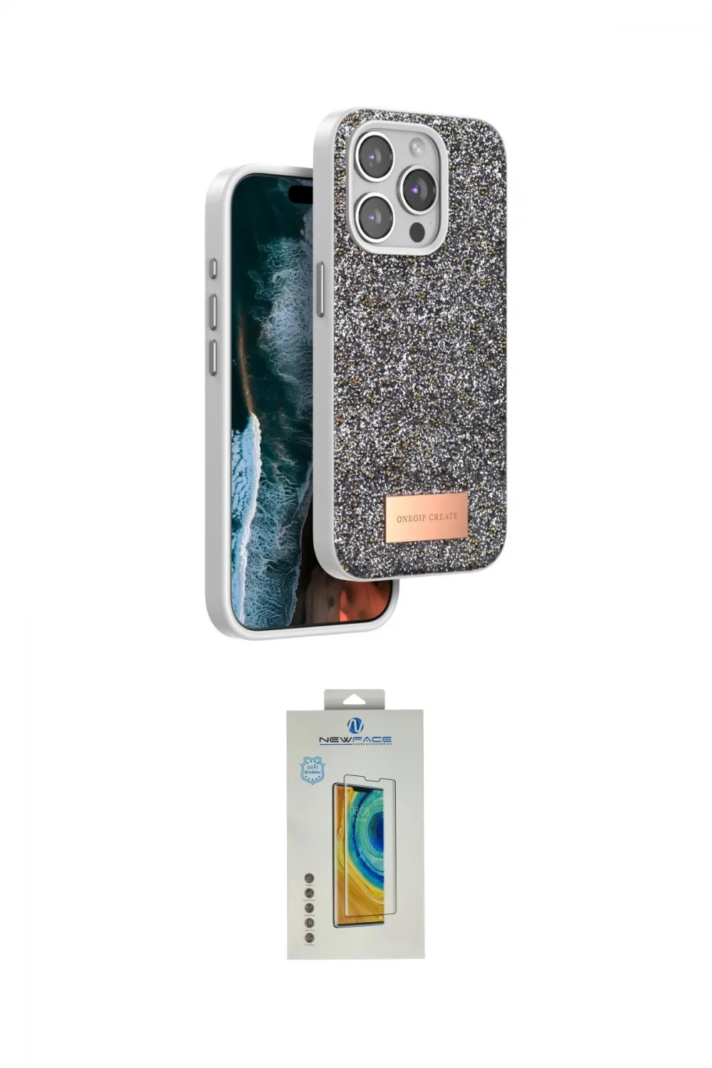ieg™ iPhone 15 Pro Kılıf Vadi Klasik Serisi - Siyah Polymer Nano Ekran Koruyucu