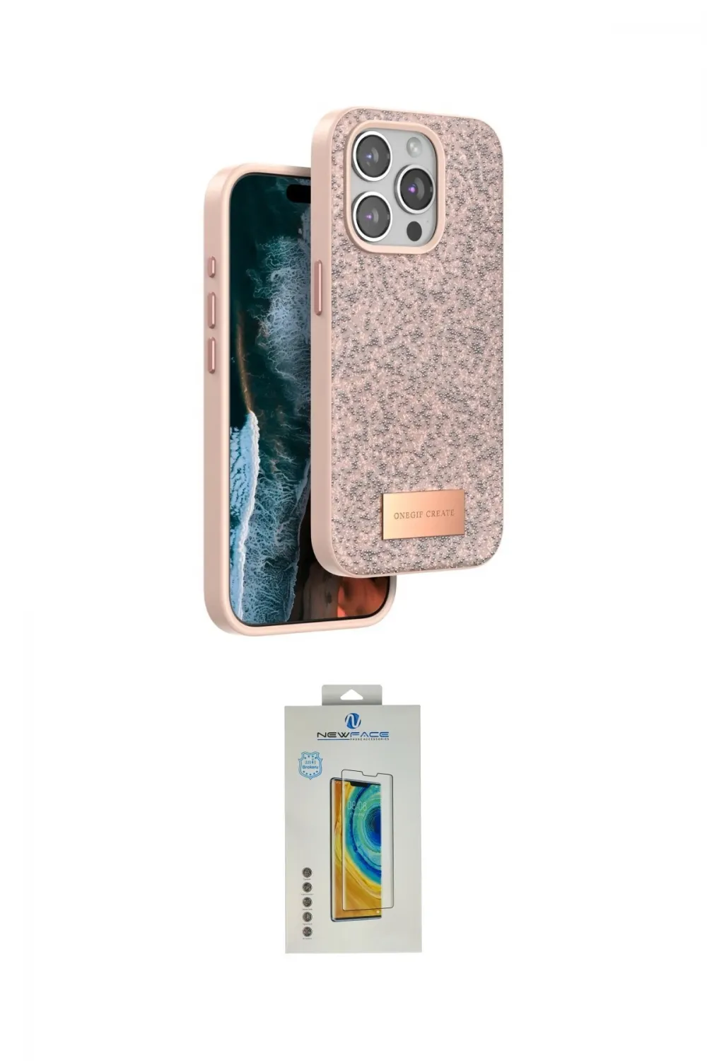 ieg™ iPhone 15 Pro Kılıf Vadi Klasik Serisi - Siyah Polymer Nano Ekran Koruyucu