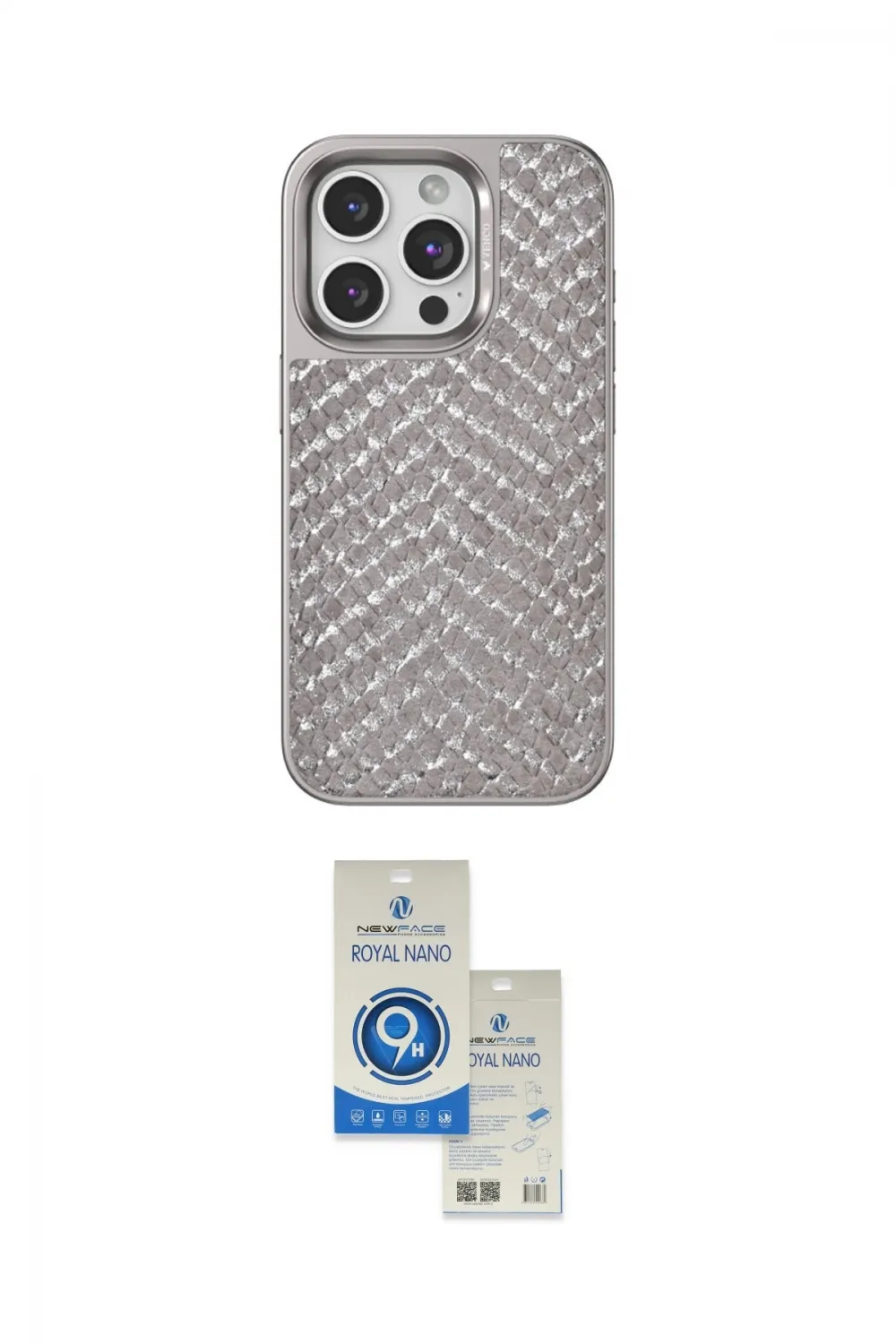 ieg™ iPhone 15 Pro Kılıf Vadi Özel Seri - Şeffaf Royal Nano Ekran Koruyucu