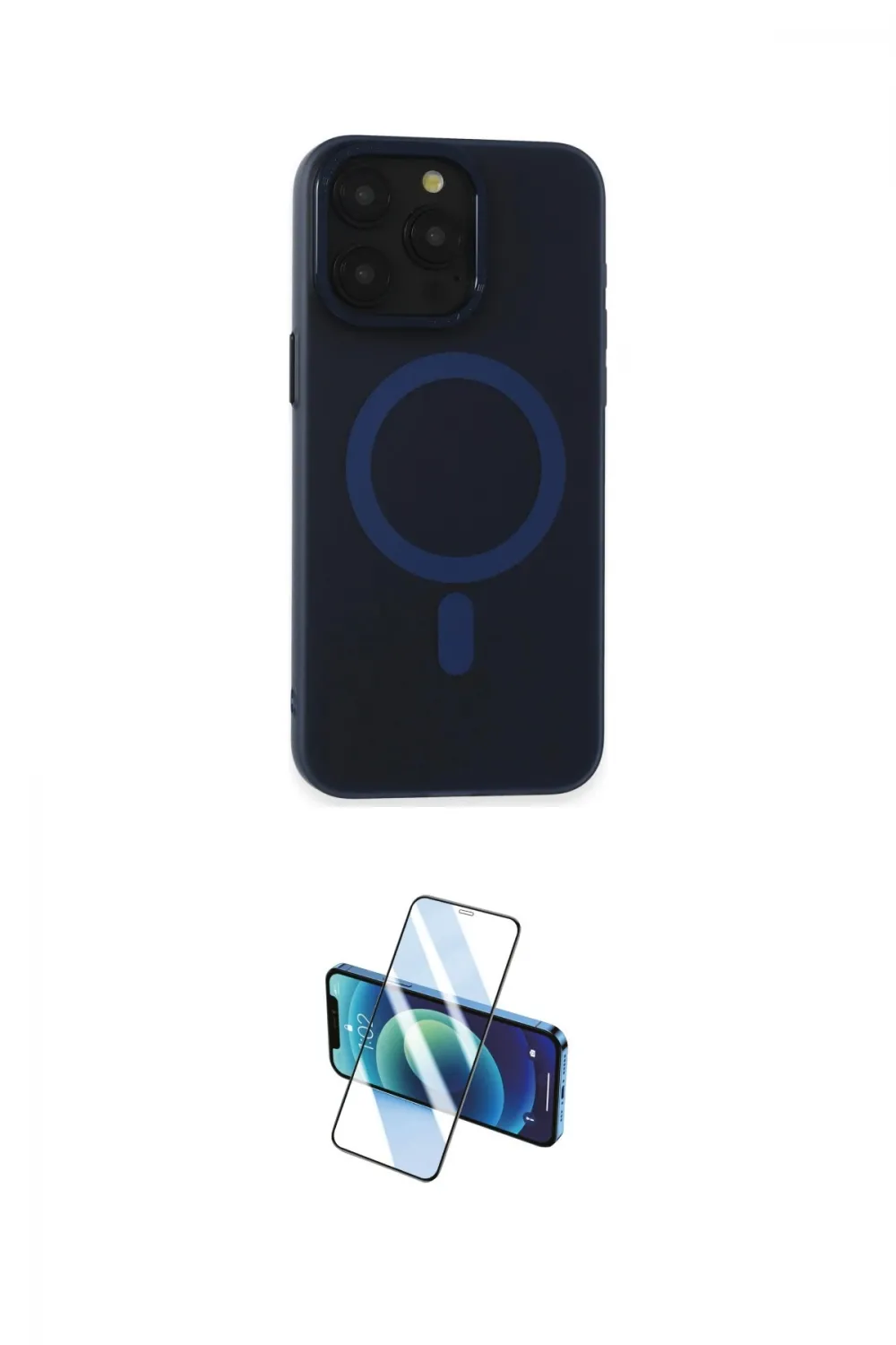 ieg™ iPhone 15 Pro Kılıf Yadigar Işık - Siyah 3D Antistatik Seramik Nano Ekran Koruyucu