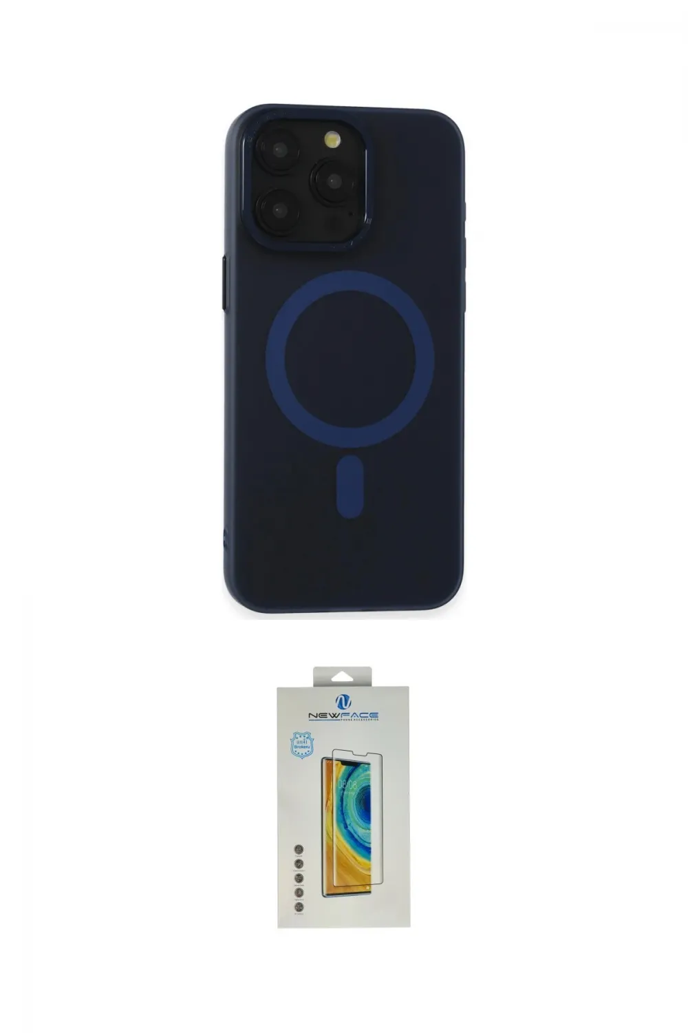 ieg™ iPhone 15 Pro Kılıf Yadigar Işık - Siyah Polymer Nano Ekran Koruyucu
