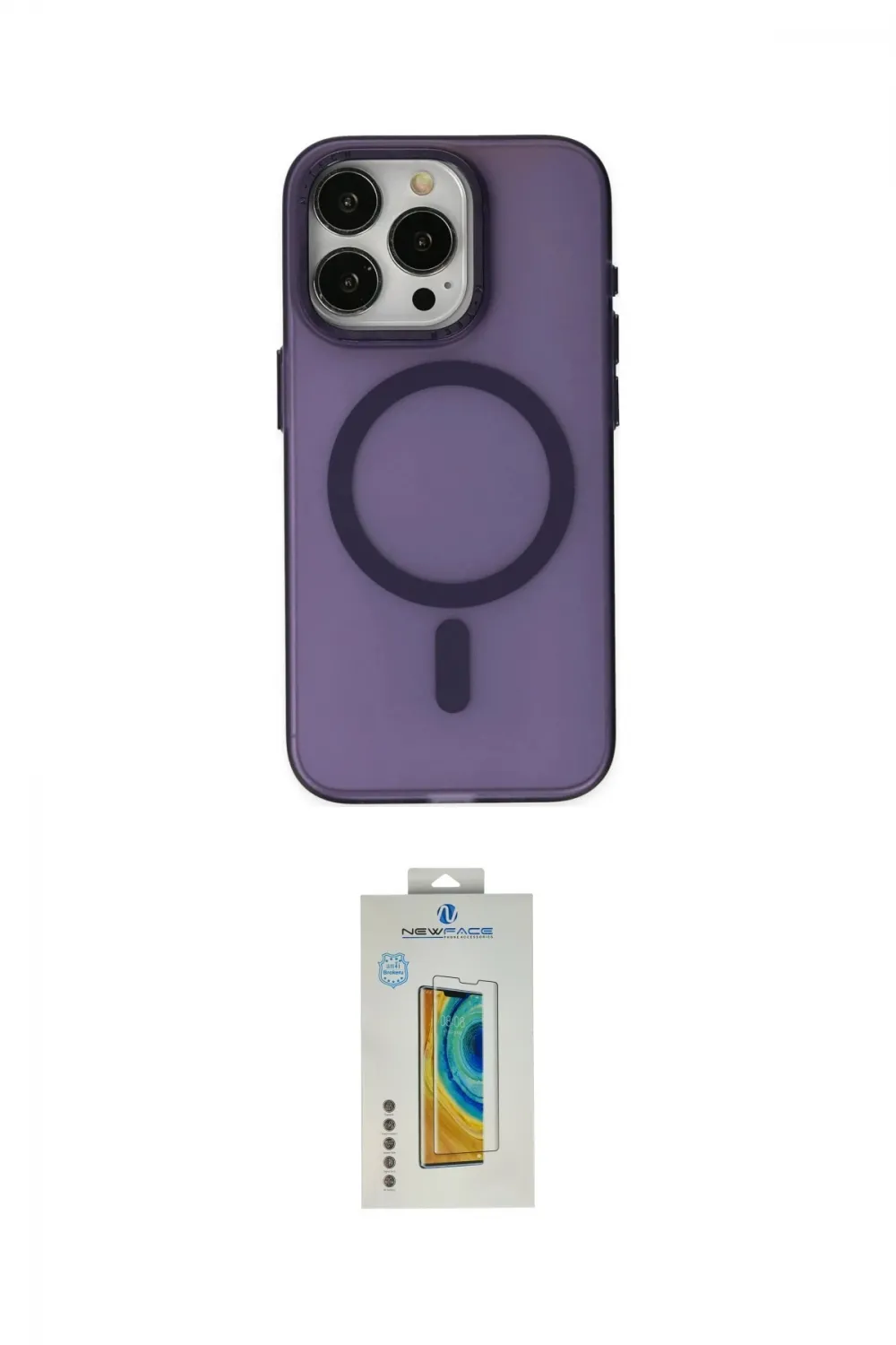 ieg™ iPhone 15 Pro Kılıf Yadigar Işık - Siyah Polymer Nano Ekran Koruyucu