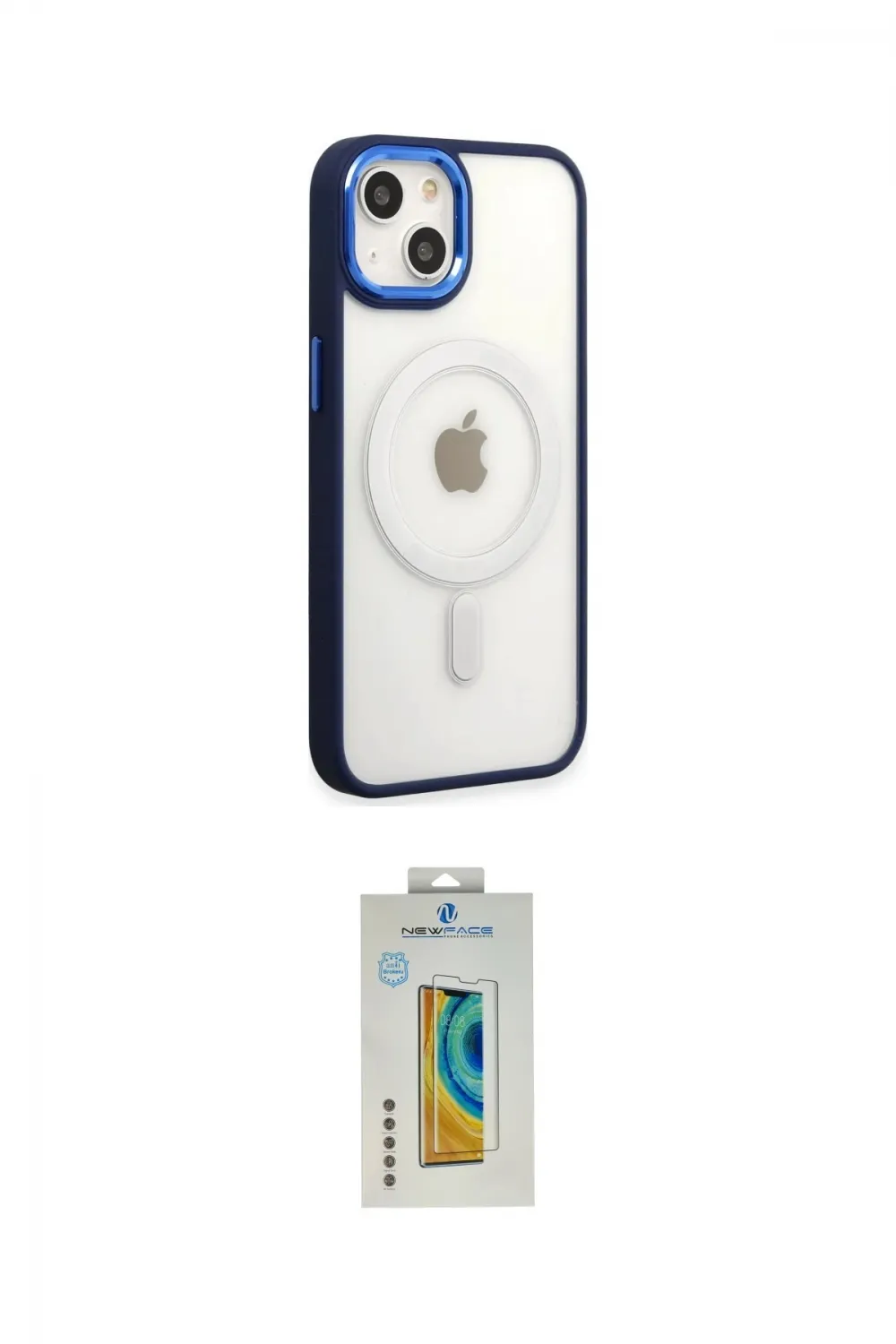 ieg™ iPhone 15 Pro Kılıf Yankı Işık Özel Seri - Siyah Polymer Nano Ekran Koruyucu