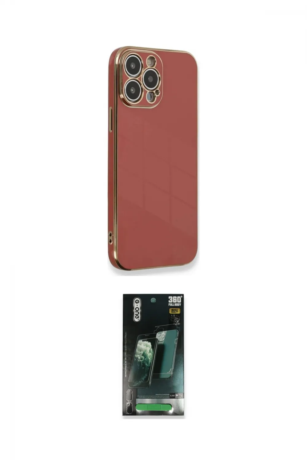 ieg™ iPhone 15 Pro Kılıf Yankı Serisi - Siyah 360 Mat Full Body Arka Koruyucu