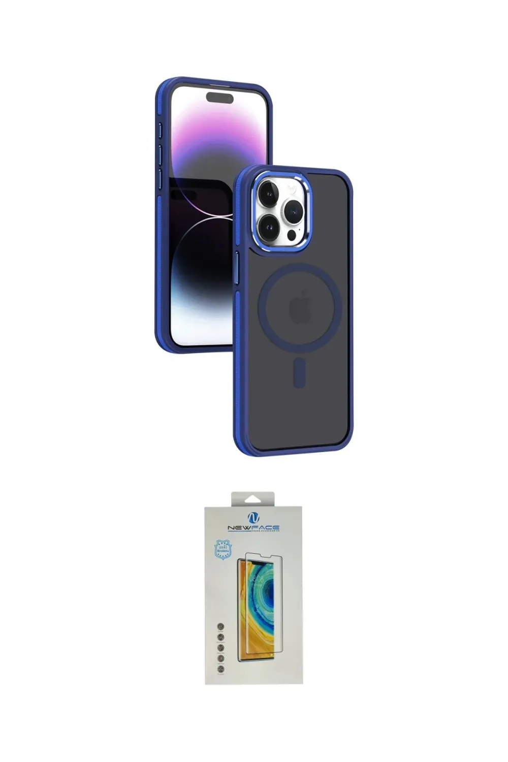 ieg™ iPhone 15 Pro Kılıf Yörünge Klasik - Siyah Polymer Nano Ekran Koruyucu