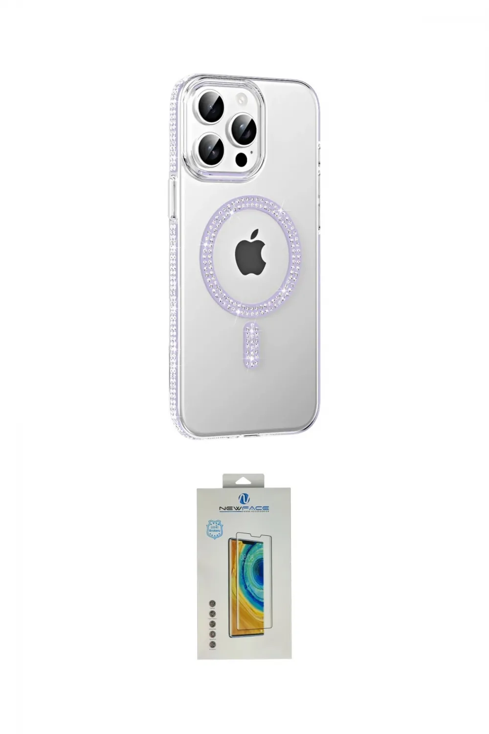 ieg™ iPhone 15 Pro Kılıf Yörünge Koleksiyonu - Siyah Polymer Nano Ekran Koruyucu