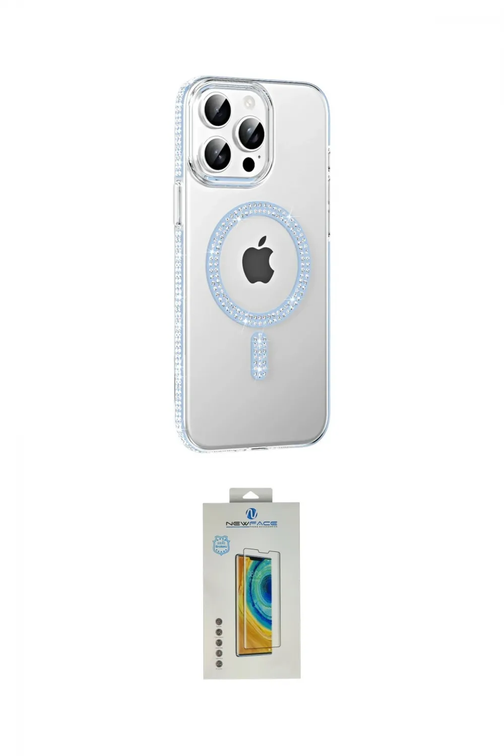ieg™ iPhone 15 Pro Kılıf Yörünge Koleksiyonu - Siyah Polymer Nano Ekran Koruyucu