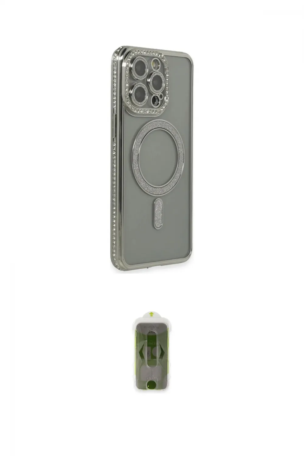 ieg™ iPhone 15 Pro Kılıf Zirve Doku Prime - Siyah Joko Magic 5D Hayalet Cam