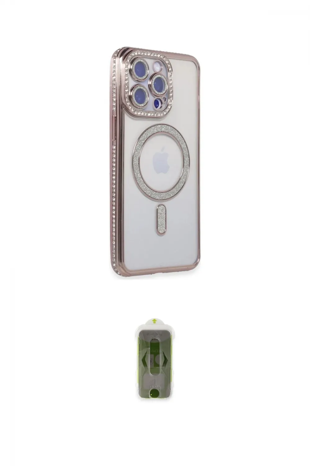 ieg™ iPhone 15 Pro Kılıf Zirve Doku Prime - Siyah Joko Magic 5D Hayalet Cam