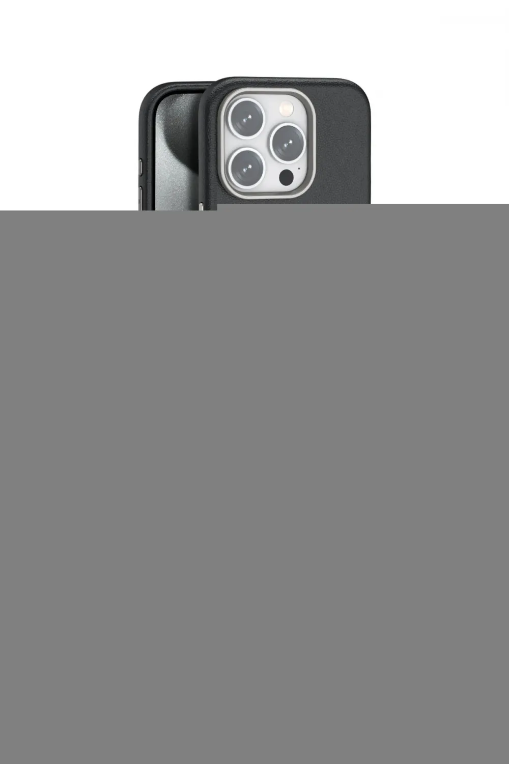 ieg™ iPhone 15 Pro Kılıf Zirve Modern Prime - Şeffaf 360 Full Body Arka Koruyucu