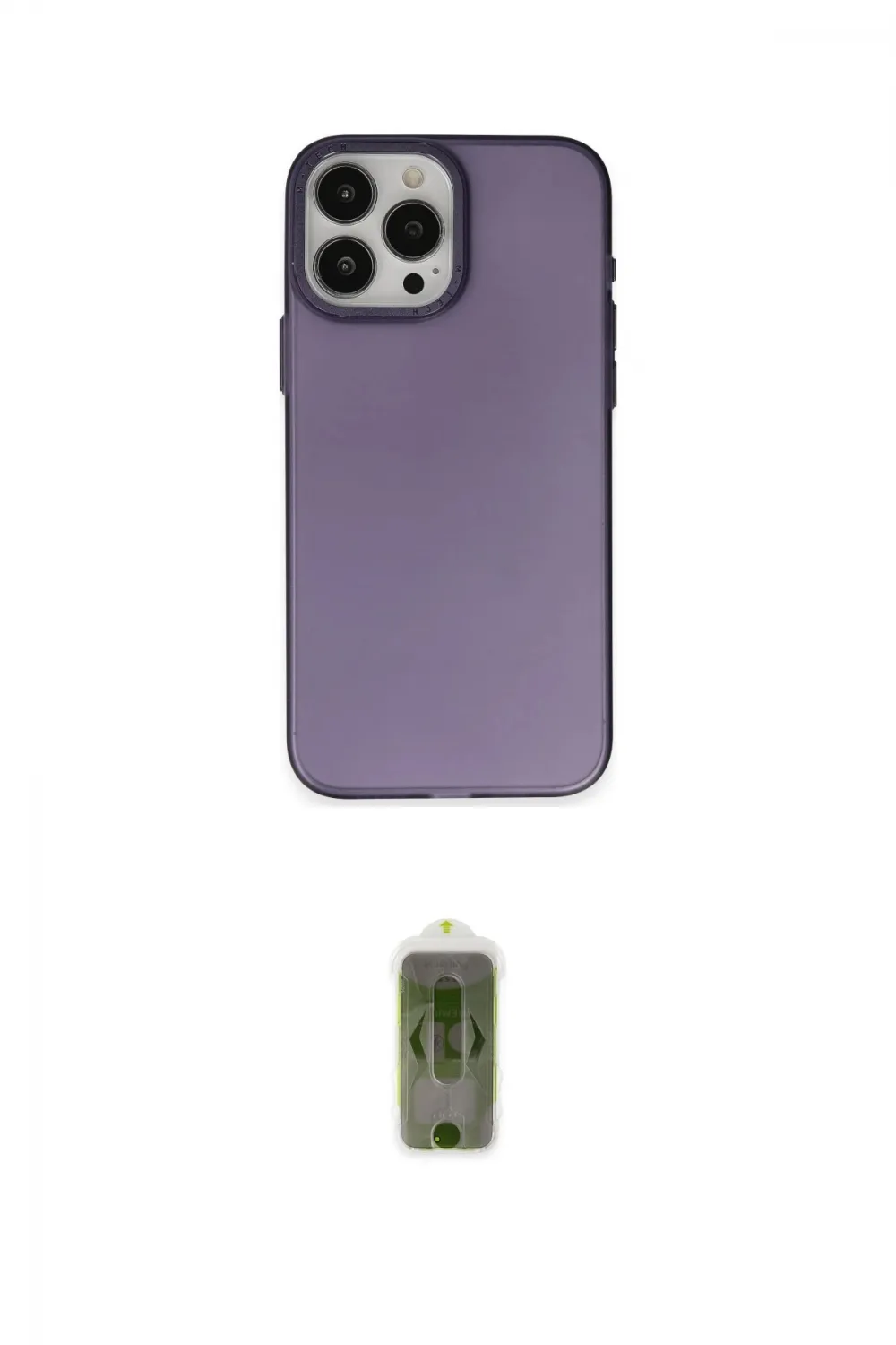 ieg™ iPhone 15 Pro Max Kılıf Ahenk Çizgi Prime - Siyah Joko Magic 5D Hayalet Cam