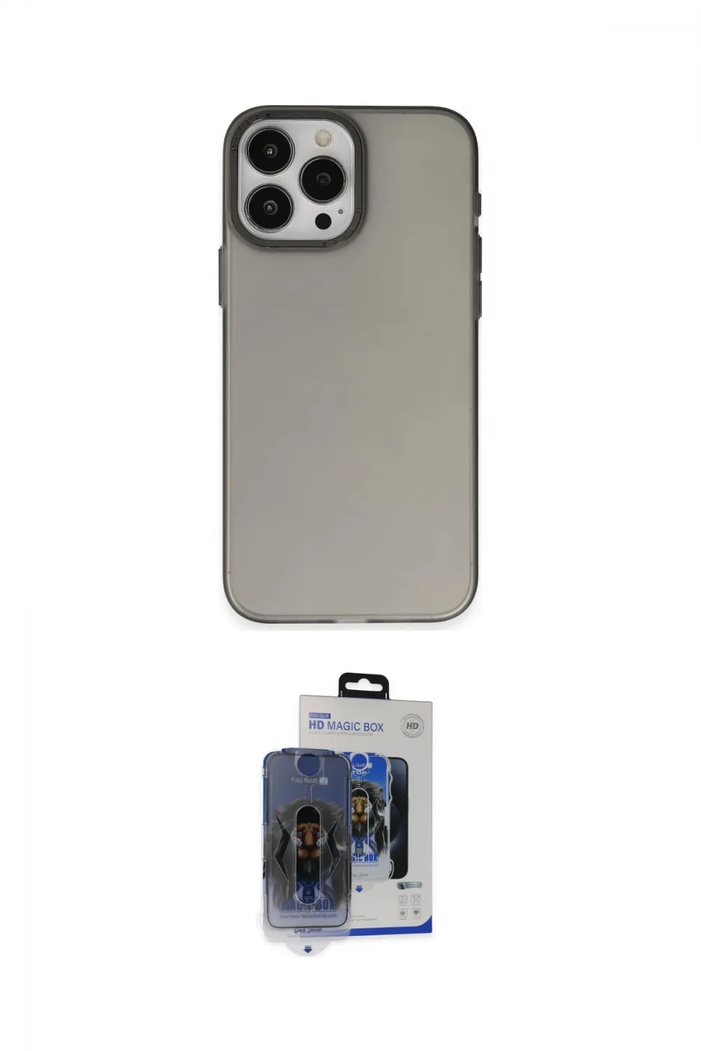 ieg™ iPhone 15 Pro Max Kılıf Ahenk Çizgi Prime - Siyah Vanessa Magic Cam