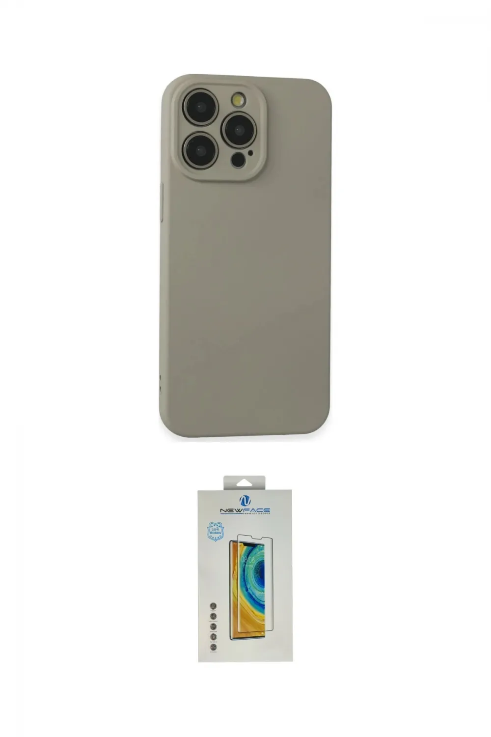 ieg™ iPhone 15 Pro Max Kılıf Ahenk Serisi - Siyah Polymer Nano Ekran Koruyucu