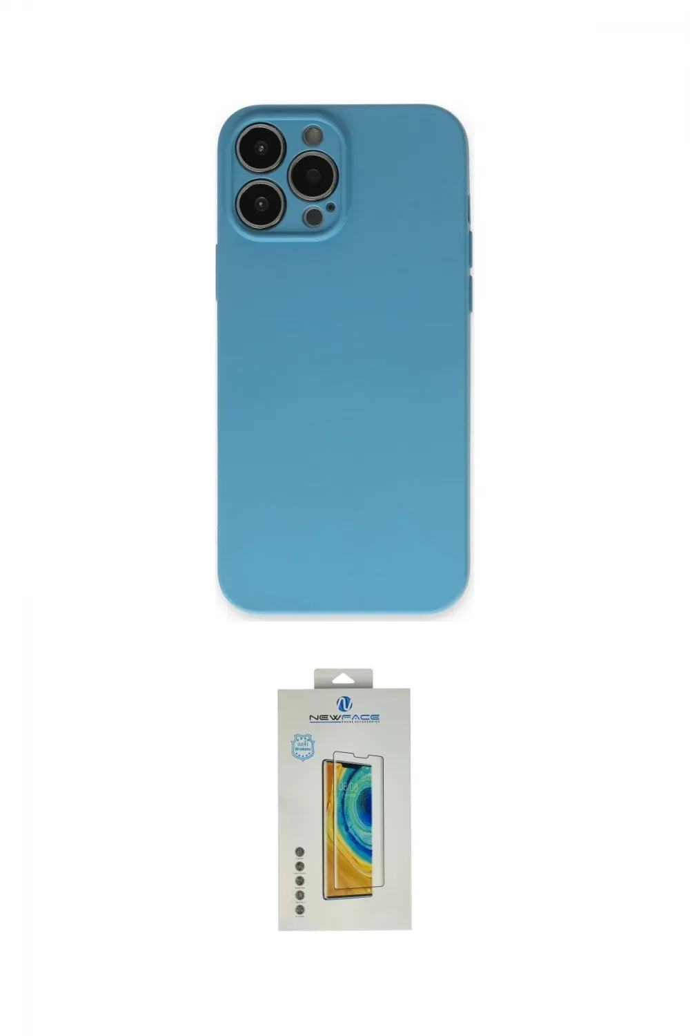 ieg™ iPhone 15 Pro Max Kılıf Ahenk Serisi - Siyah Polymer Nano Ekran Koruyucu
