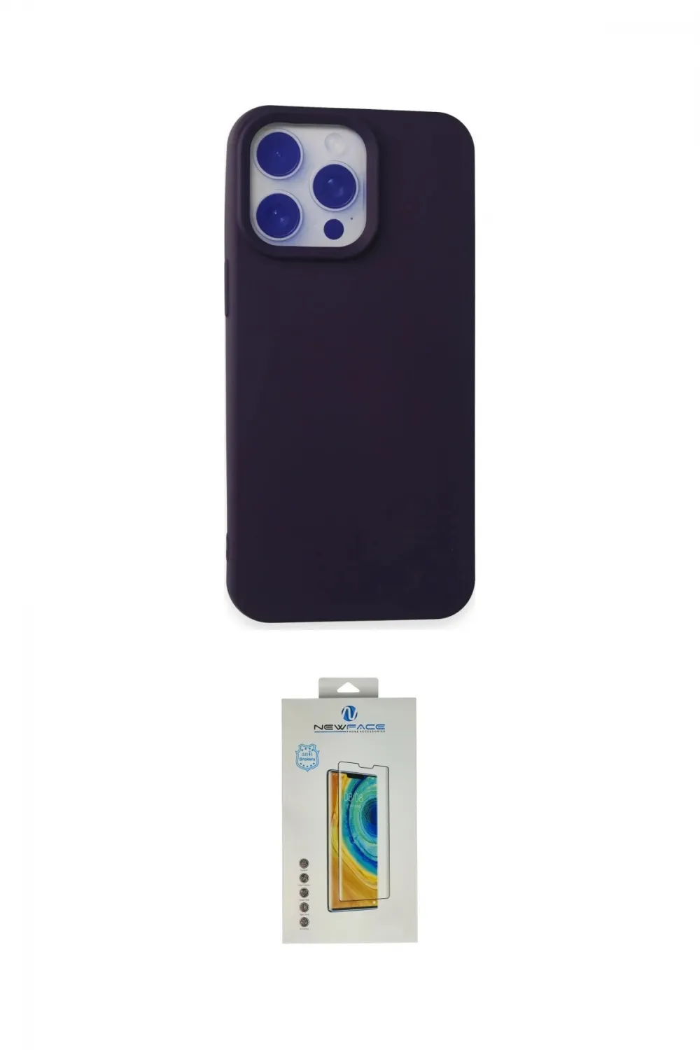 ieg™ iPhone 15 Pro Max Kılıf Ahenk Serisi - Siyah Polymer Nano Ekran Koruyucu